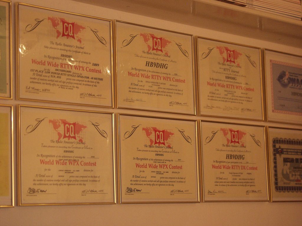 HB9DHG's Awards HB9DHG's Awards